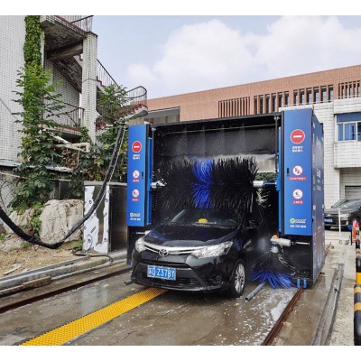 Rollover Fully Automatic Car Wash Machine Price With 5 Brushes And Airblowers