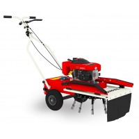 Rotating Weed Brush Gasoline Floor Sweeper Brush for asphalt, paving slabs moss brush operated floor cleaning